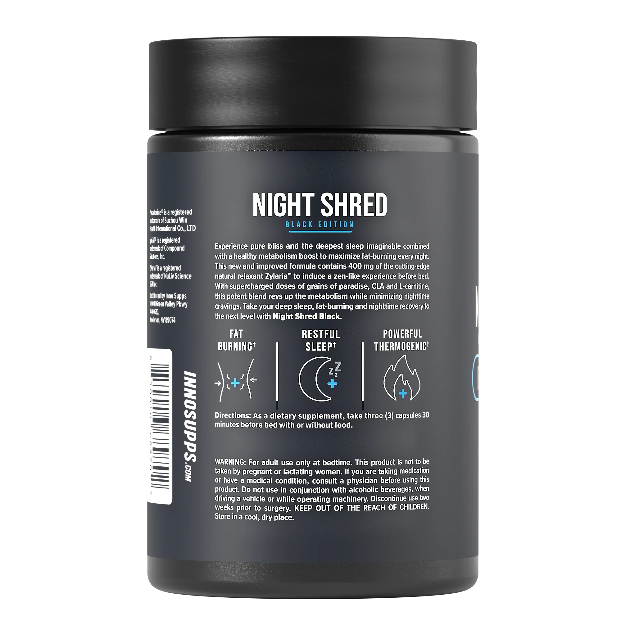 Night Shred Black Melatonin Free - Image 3